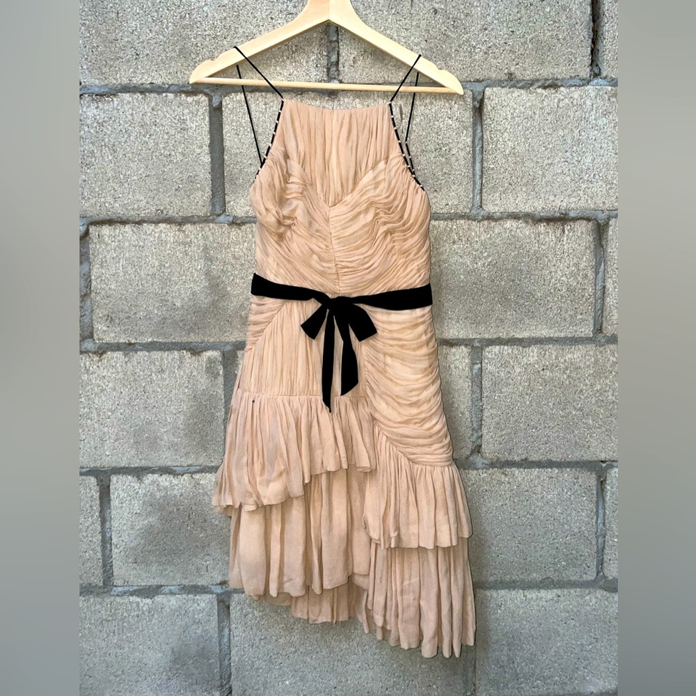 Robert Rodriguez silk dress in XS. Weddings, cocktail party, birthday.